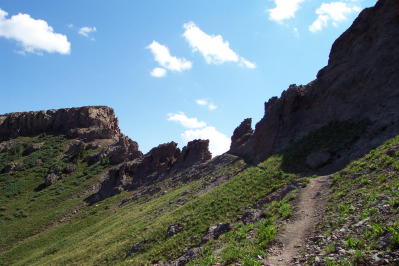 Pagosa springs mountain landscape